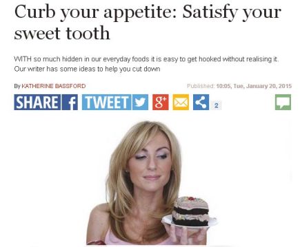 Oh Sugar! extract in the Daily Express