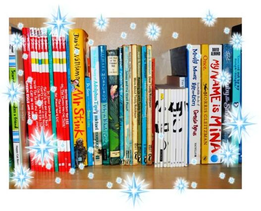 Photo of my bookshelf