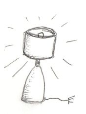 Illustration of a lamp