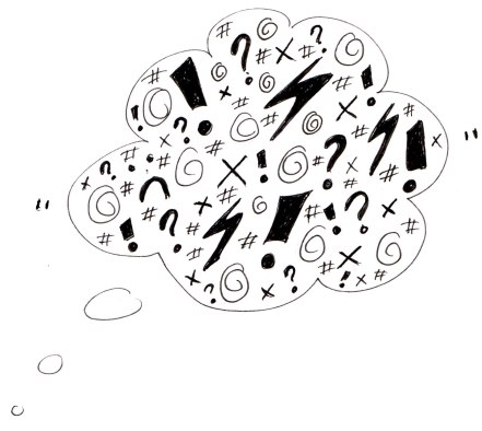 A cloud of bad thoughts